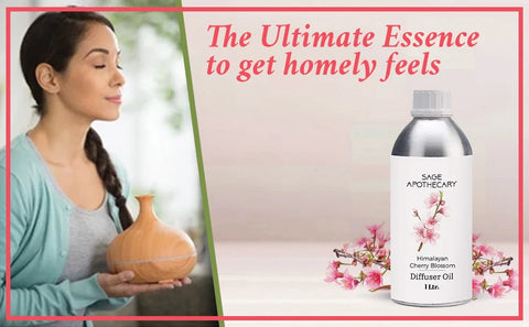 Get homely flees with himalayan cherry blossom diffuser oil