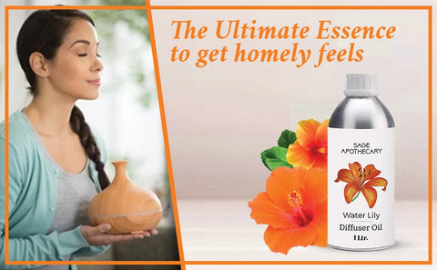 Get homely feels waterlily diffuser oil