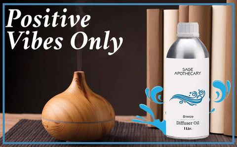 Positive vibes only  with Breeze diffuser oil