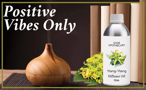 Positive vibes of ylang ylang diffuser oil