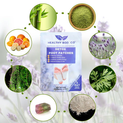 Lavender detox foot patches ingredients