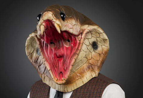 Creepy Party offers Cobra Halloween snake mask for Halloween