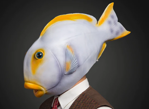 Buy the costume tropical fish masks at CreepyPart