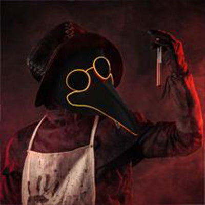 CreepyParty LED Bird Beak Steampunk Mask