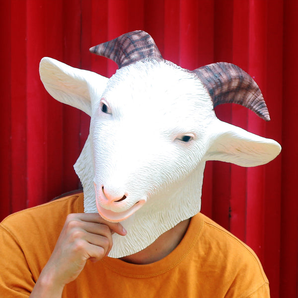 CreepyParty Halloween Party Goat Mask