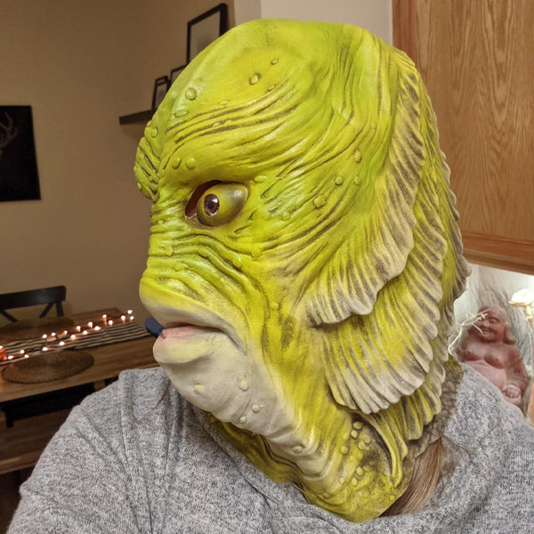 CreepyParty Fish Monster Creature The Black Lagoon Mask