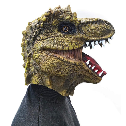 T-Rex Jurassic World Cosplay Latex Mask Realistic Dinosaur Adult Masks Full  Head Animal Custom Halloween Party Helmet - AliExpress
