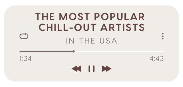 The Most Popular Chill-Out Artists in the USA