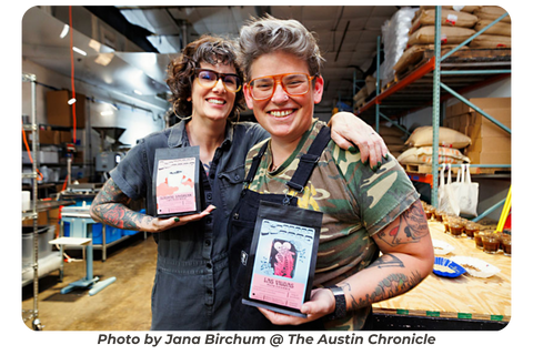 Sightseer's Sara Gibson and Kimberly Zash at their roastery