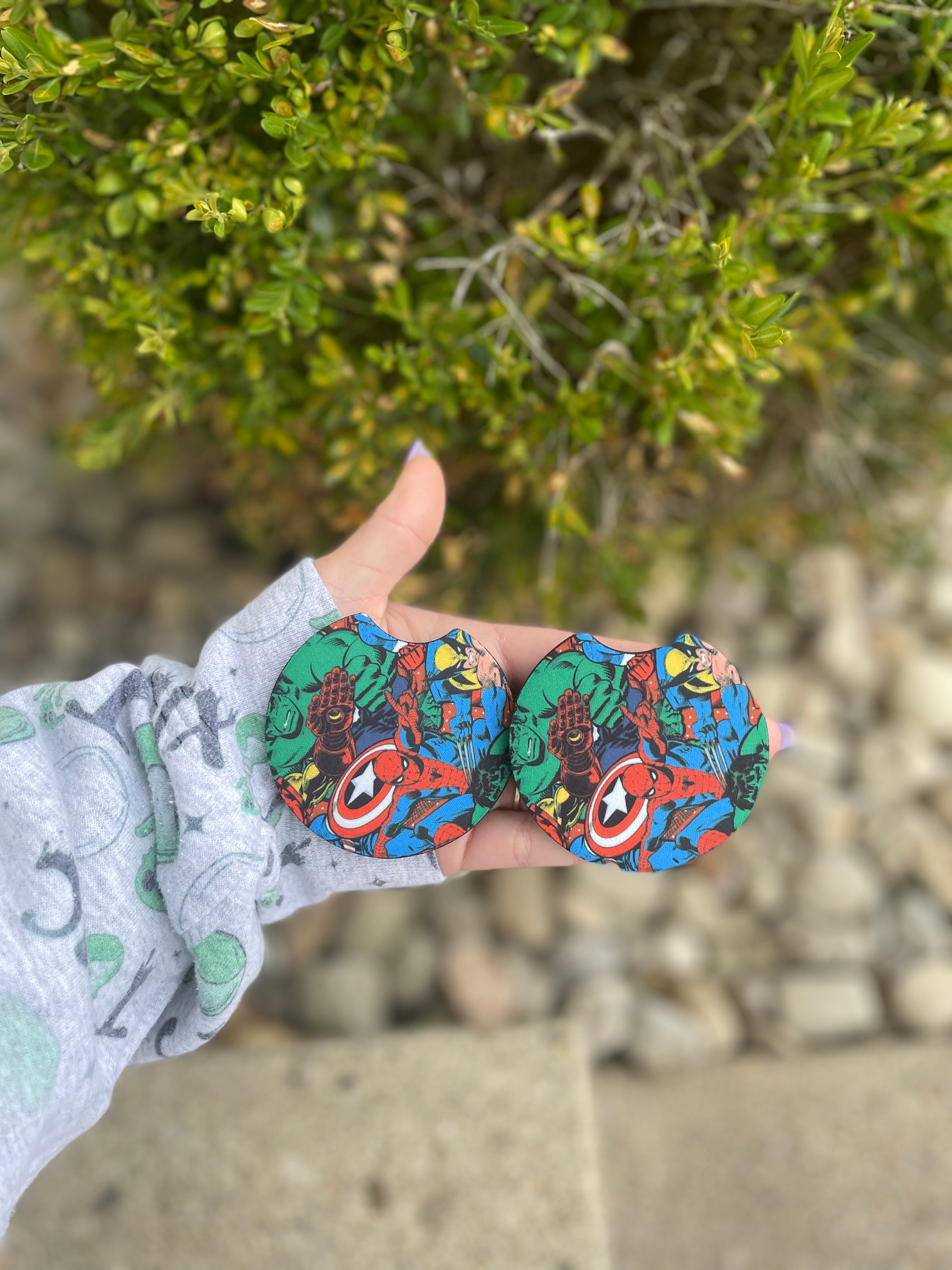 Super Hero Car Coasters