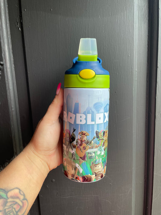 Roblox Kids Flip Top Water Bottle