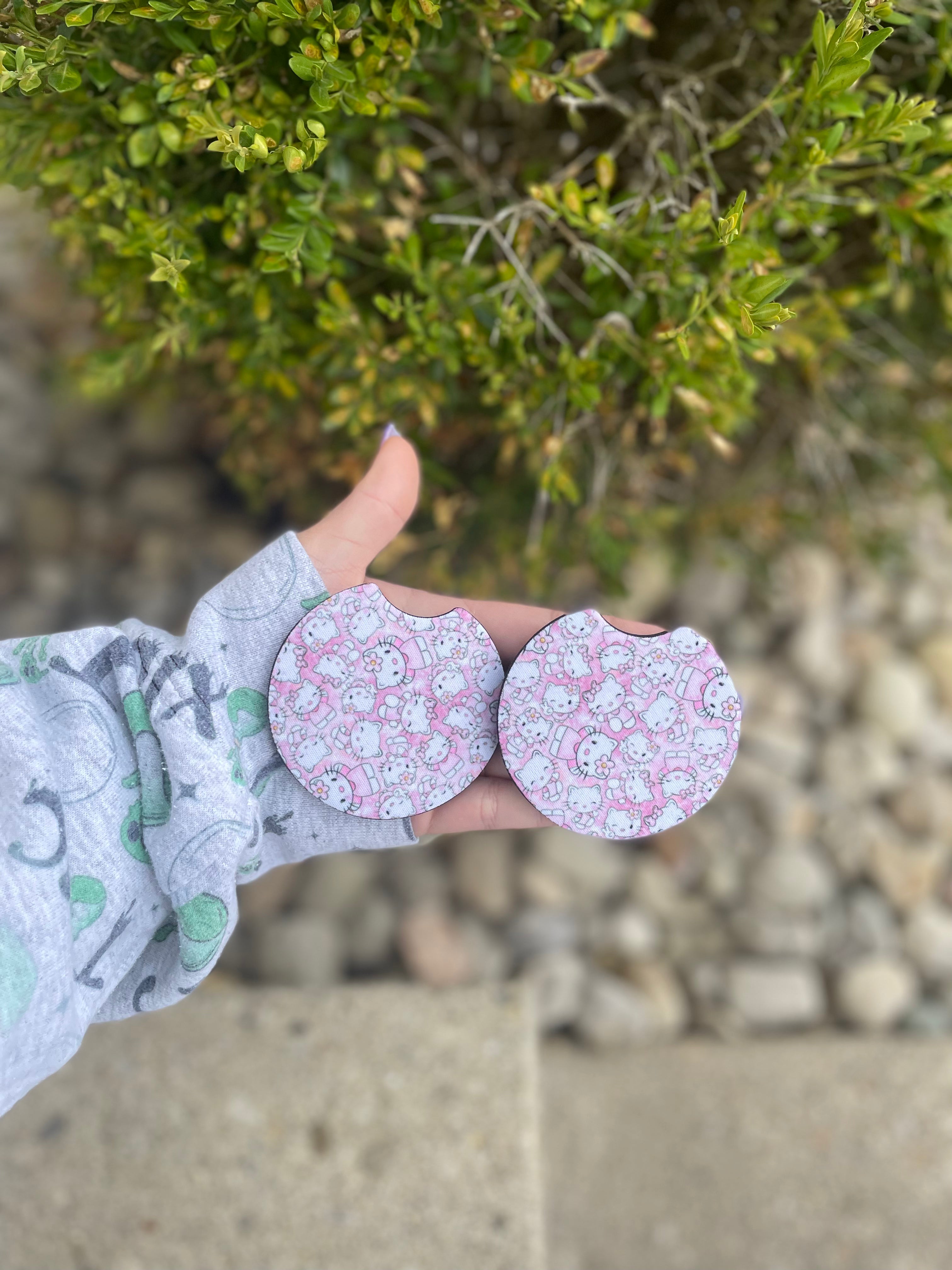 Hello Kitty Car Coasters