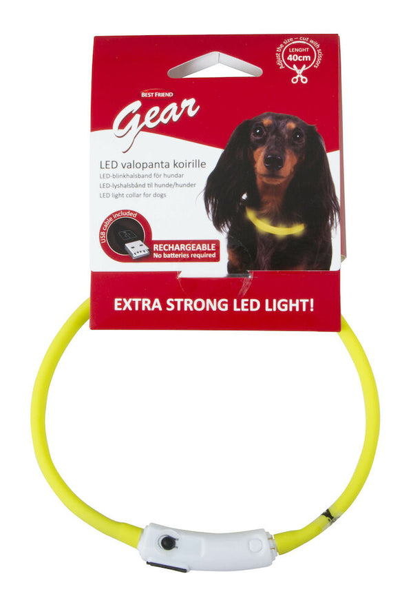 Best LED-lyshalsbånd hunde