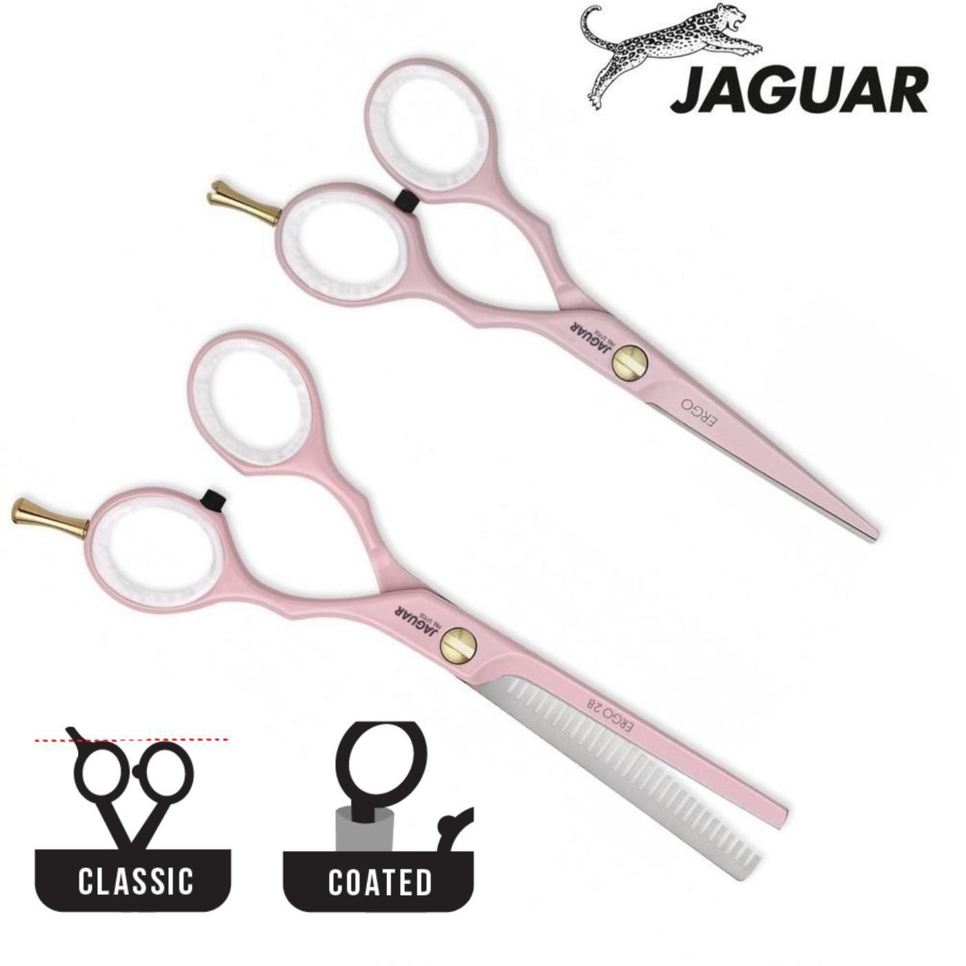 Jaguar Pink Hair Cutting & Thinning Shear Set