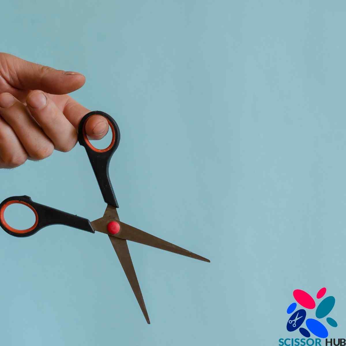 A pair of left handed scissors