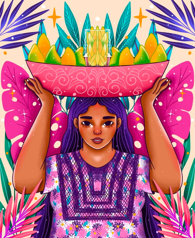 One of Monturqueza's beautiful digital illustrations.