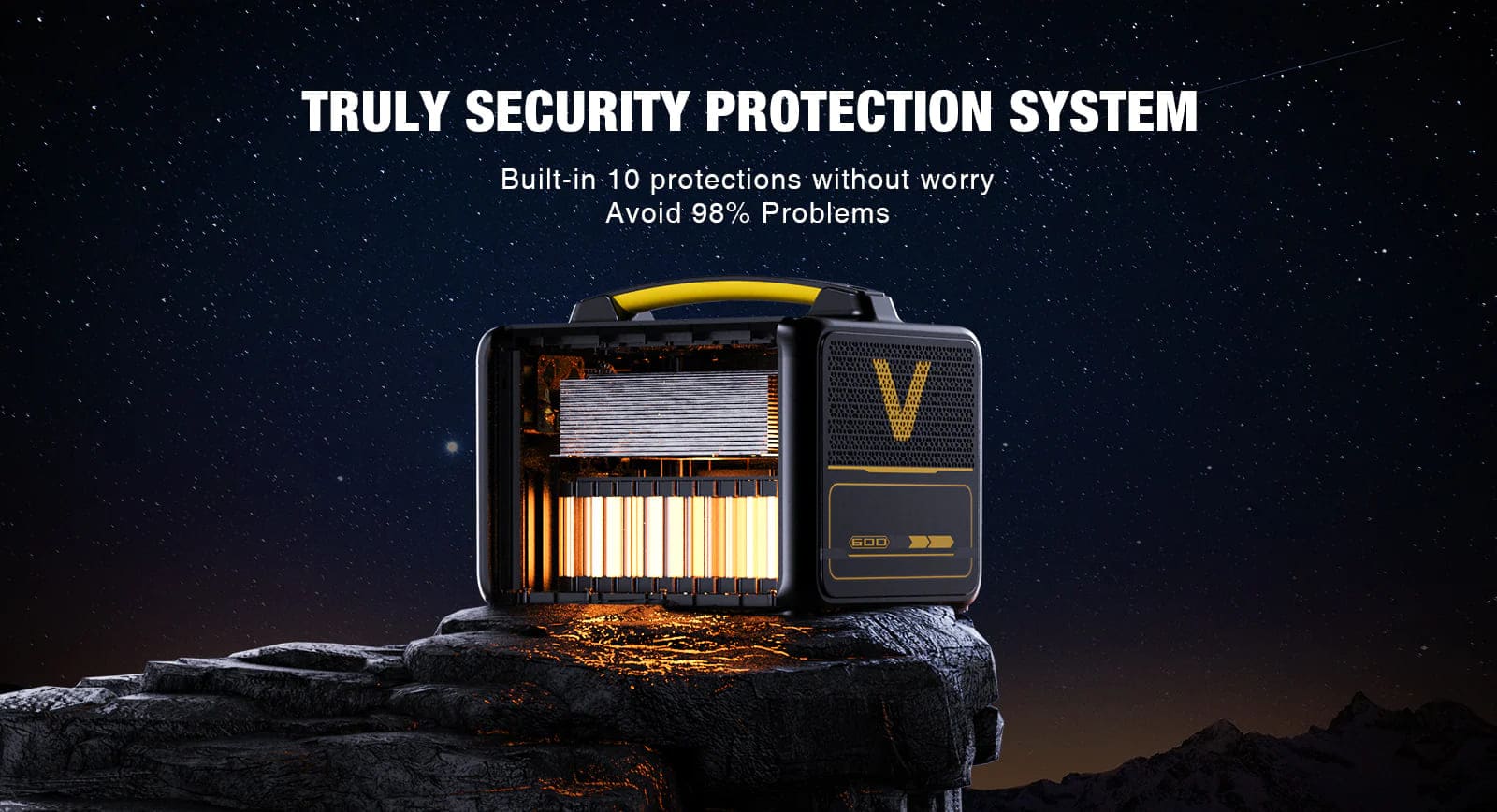 provides multiple protection for the battery, including Over-Charge Protection, Over-Discharge Protection, Over-Voltage Protection, Over-Current Protection, Short-Circuit Protection, High-Temperature Protection,etc