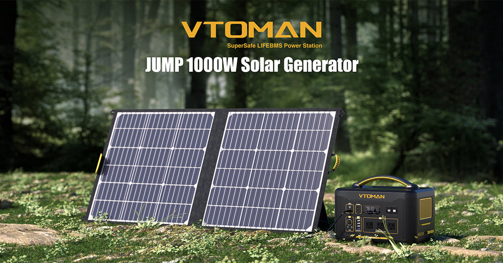 Générateur solaire vtoman jump 1000W/1408Wh 220W