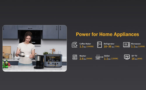 power for home appliances