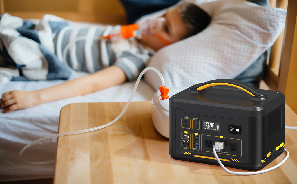 A reliable power for CPAP machine to treat sleep apnea