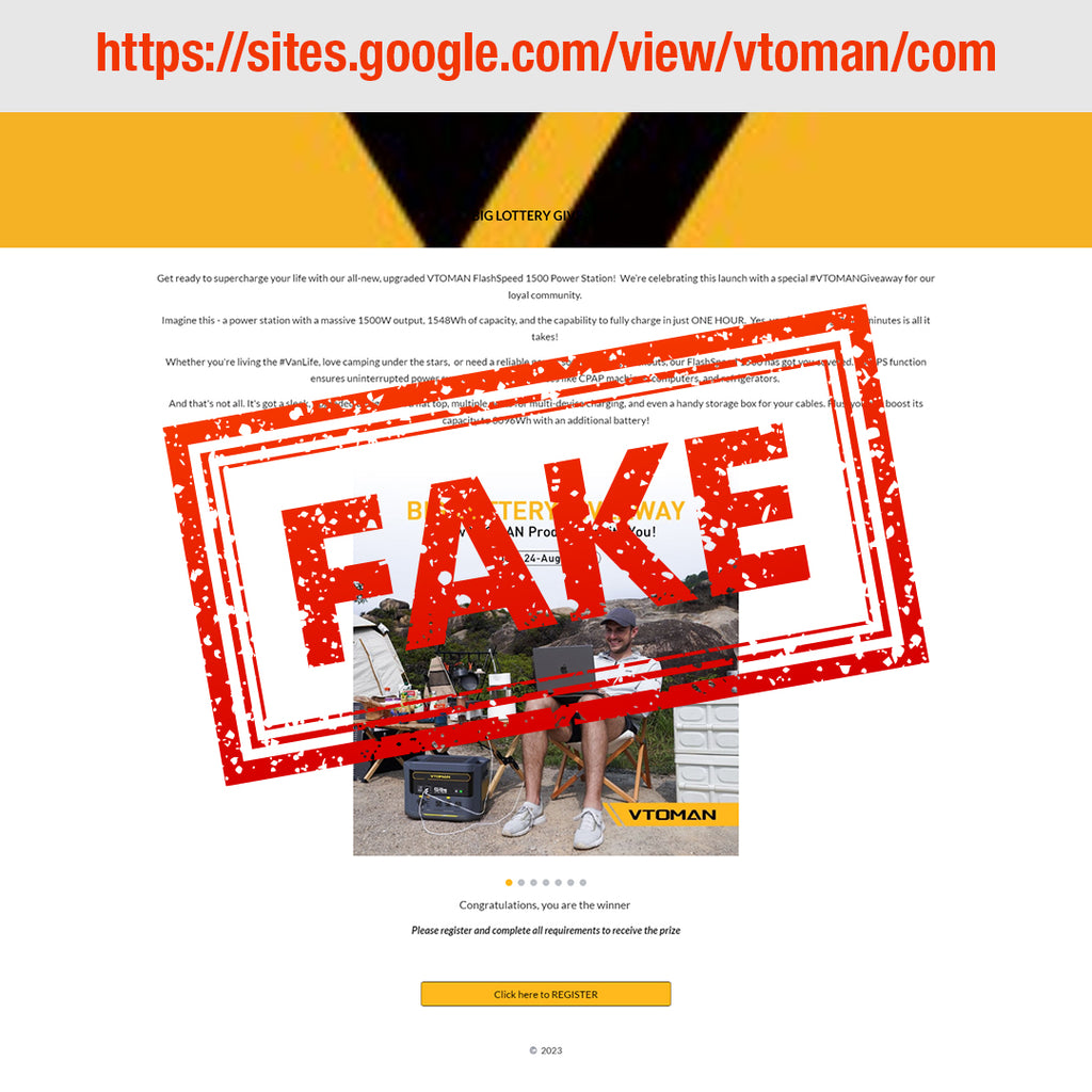 counterfeit brand, VTOMAN official website