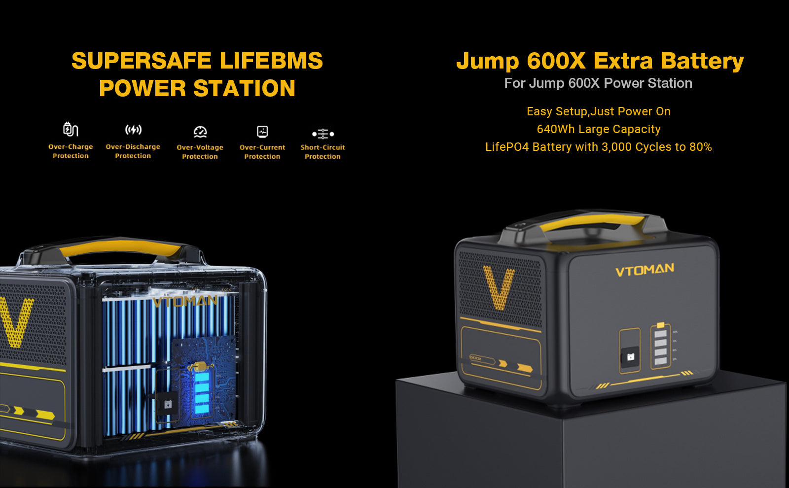 Batería adicional VTOMAN Jump 600X 640Wh