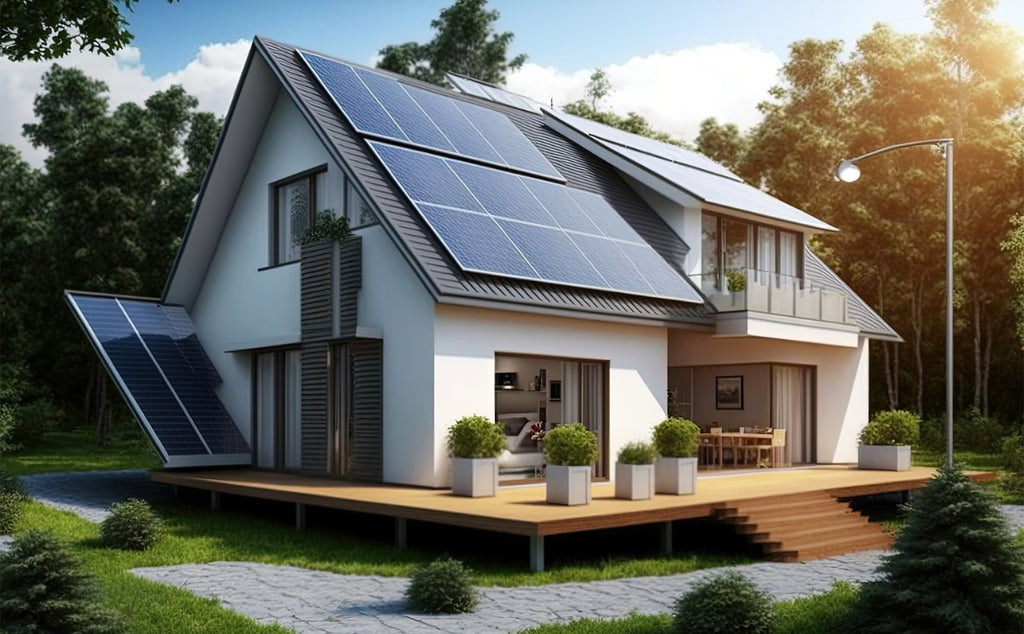 Homes with solar panel systems qualify homeowners for federal solar tax credits