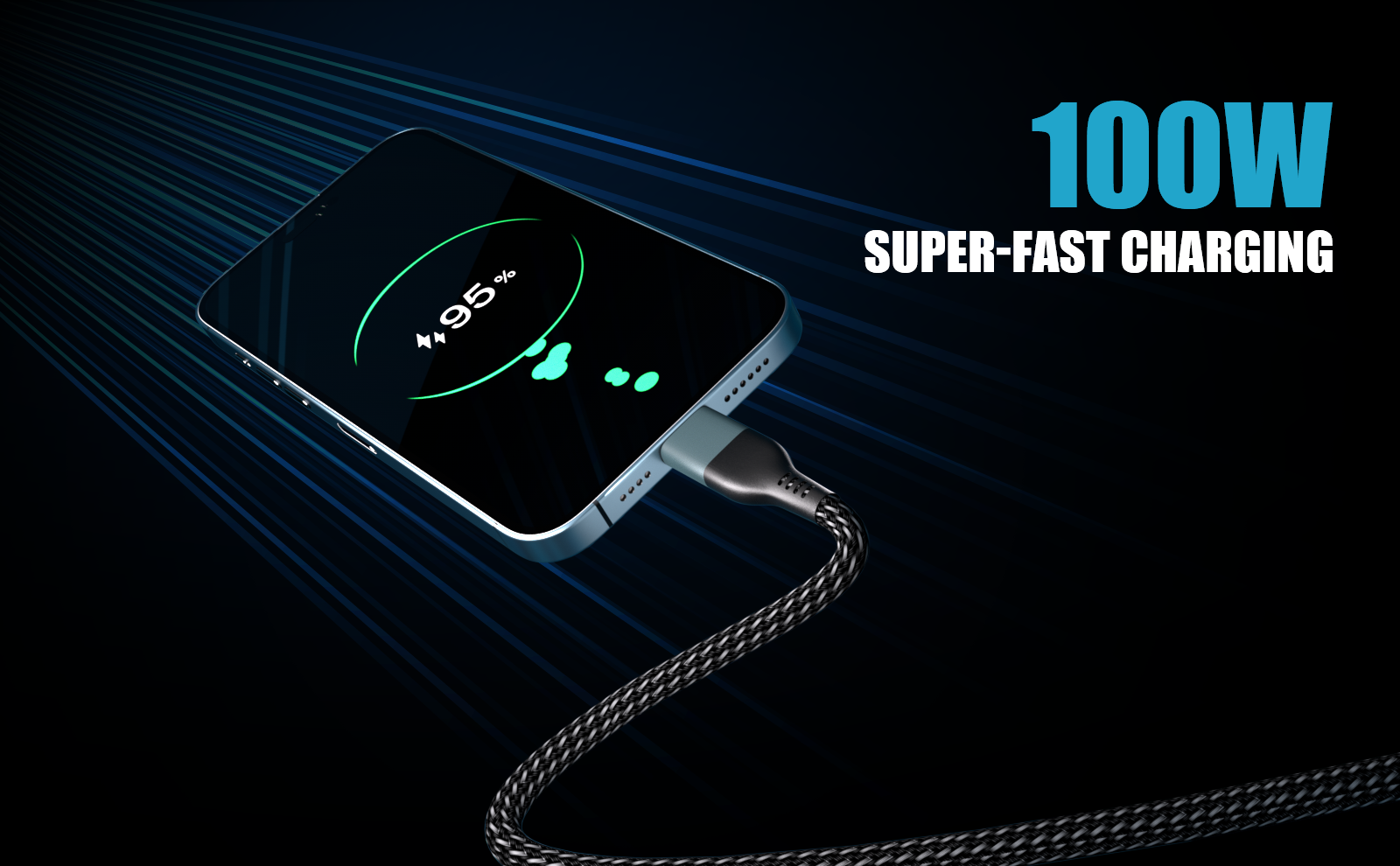 100W fast charging can make your phone full in 2 hours