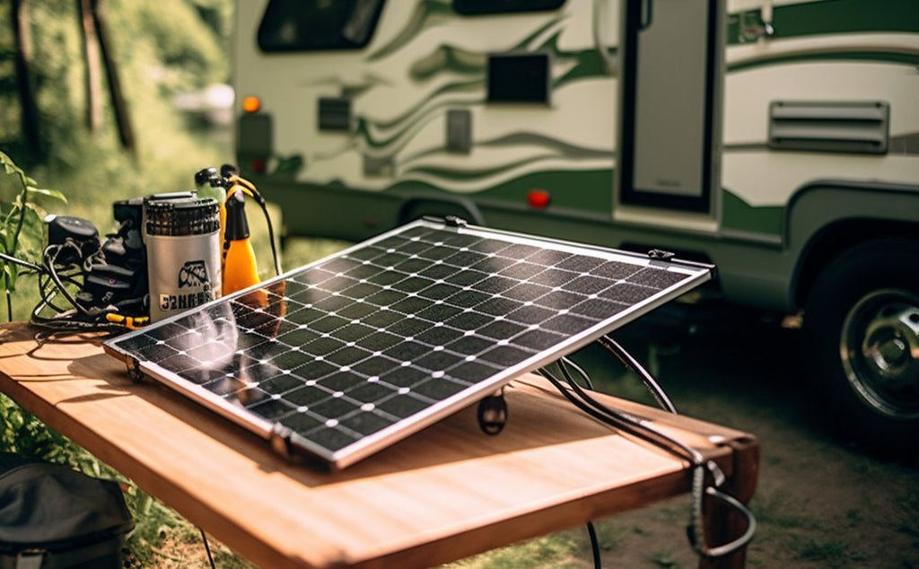 Use VTOMAN solar panels to charge your RV