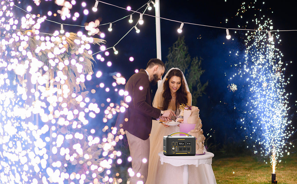 The wedding went smoothly, and the bride and groom cut the cake together.