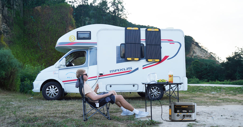 Power your RV with VTOMAN 400W solar panels