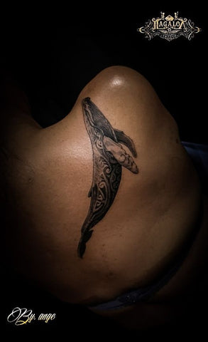 Whale tattoo