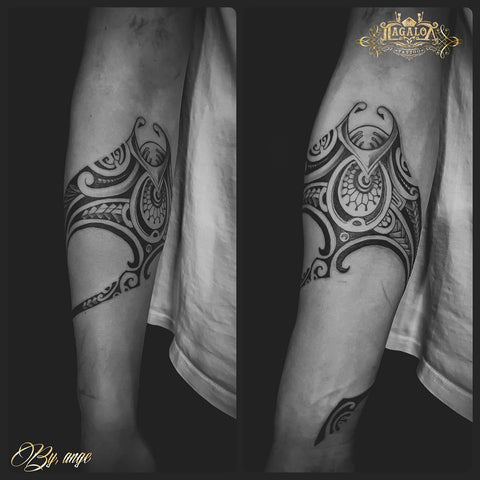ray tattoo arm