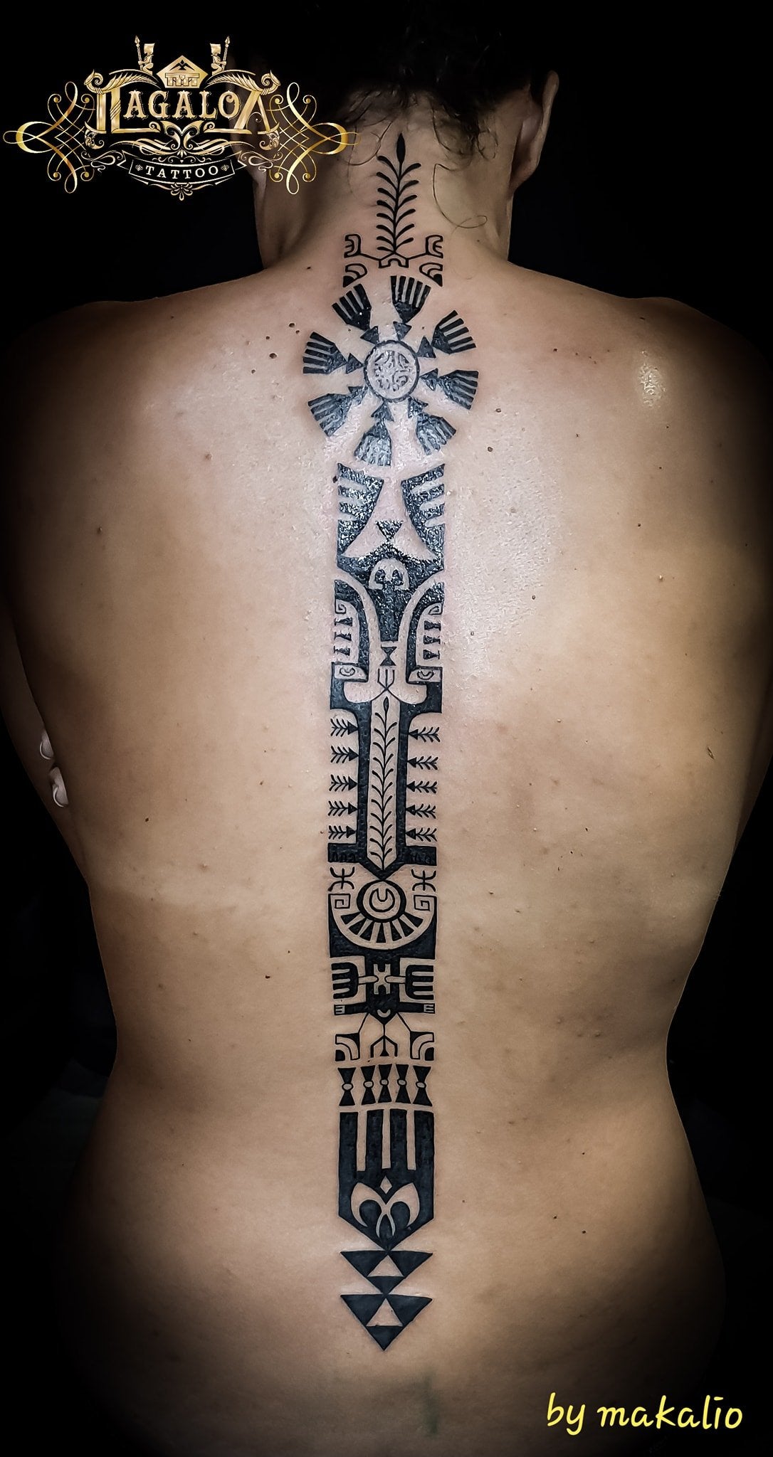 Tattoo uploaded by FilippoMarcato  Spine maori maori spinetattoo spine  arrows  Tattoodo