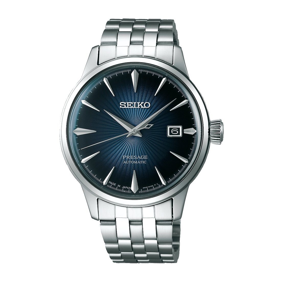 Seiko Presage Automatic Blue Face Mens Watch Model SRPB41J – Watches Galore
