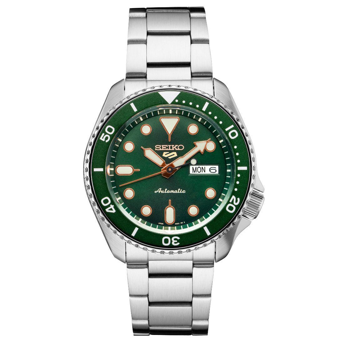 Seiko Automatic Green Face Men's Watch SRPD63 – Watches Galore