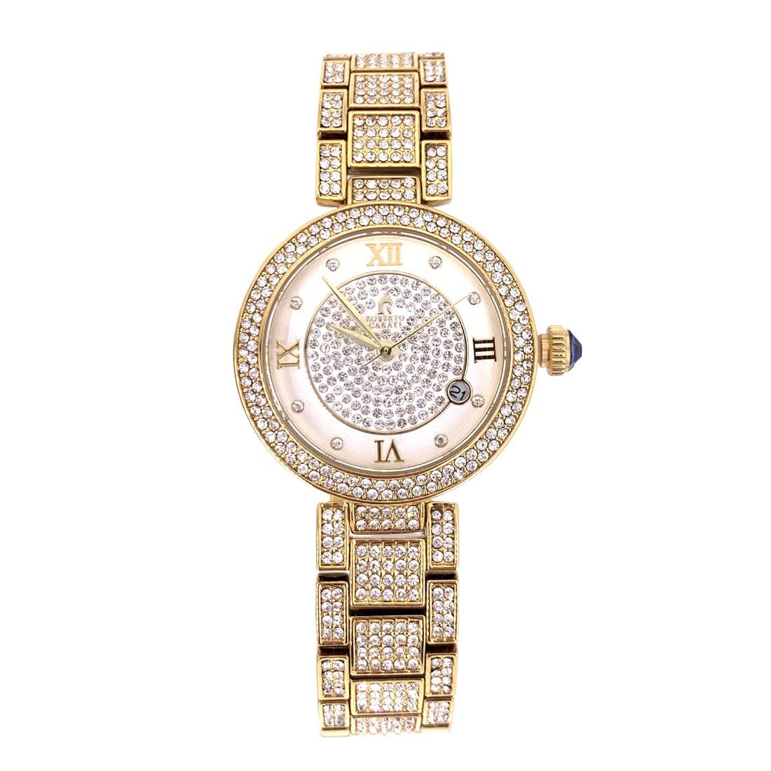 Roberto Carati Aspen Gold Crystal Watch Watches Roberto Carati 