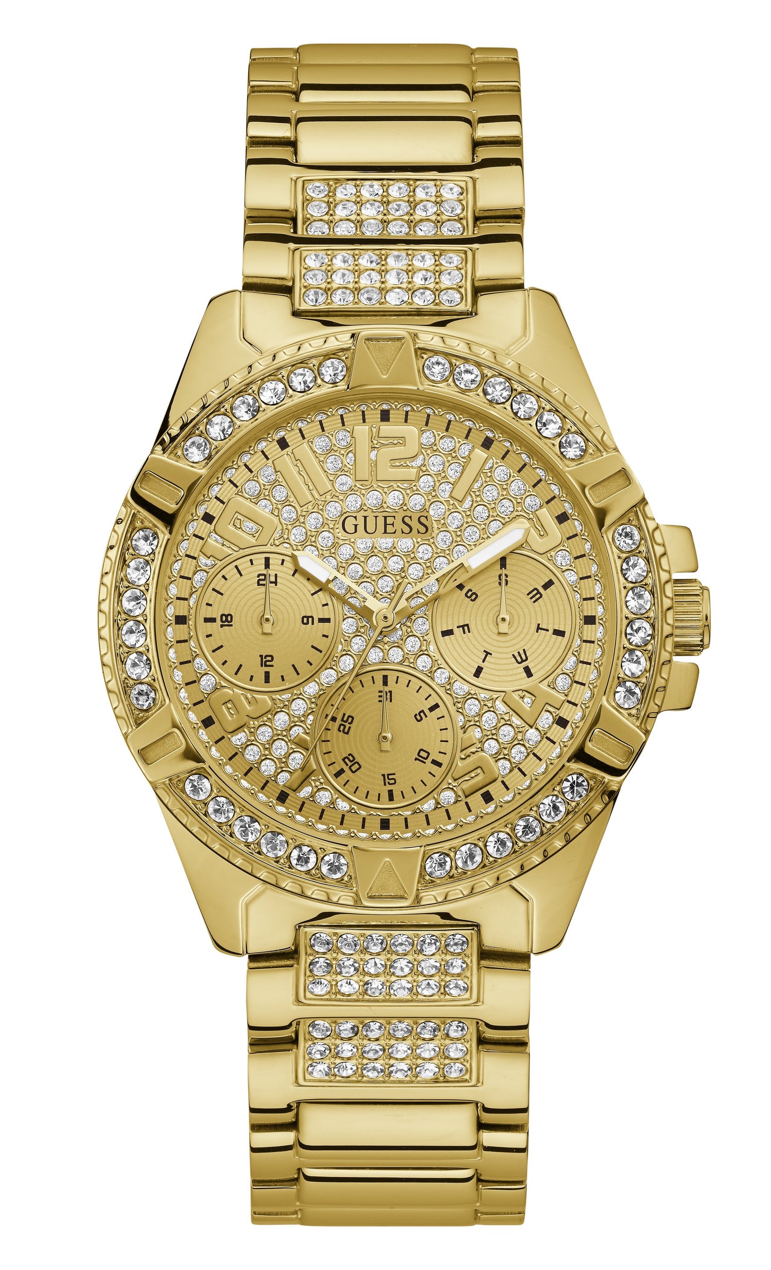 guess yellow watch