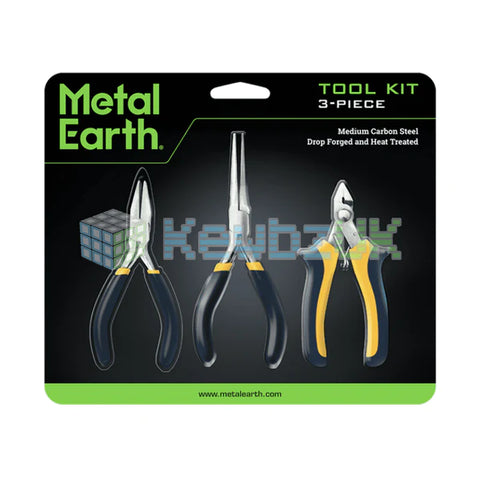 Metal Earth 3 Piece Medium Carbon Tool Kit for Metal Earth & ICONX Models