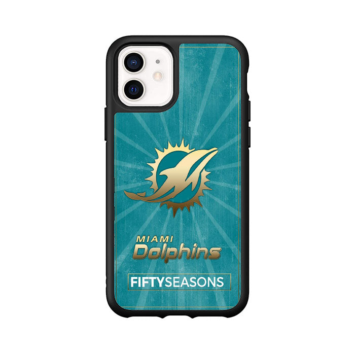 miami dolphins 3d logo iphone case