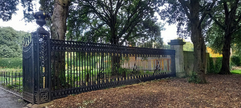 Wider railing view