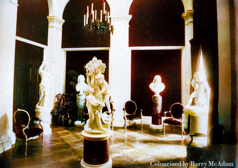 Room with statues