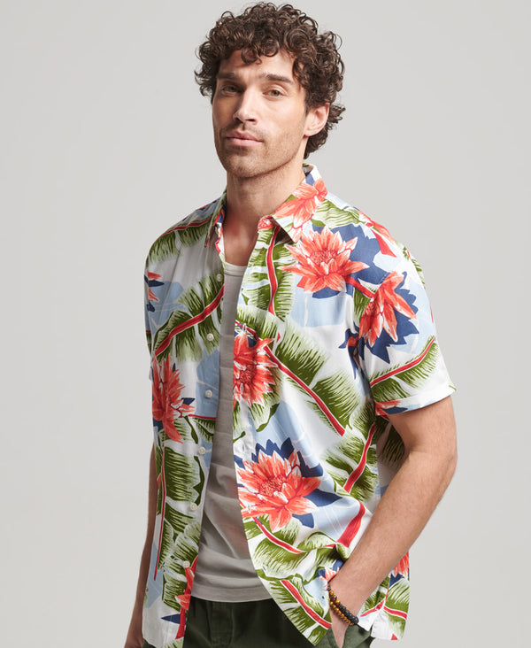 Men's Short Sleeve Hawaiian Shirt in Nimi Kam