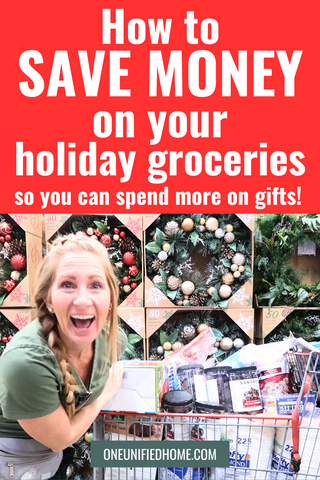 how to save money on holiday groceries
