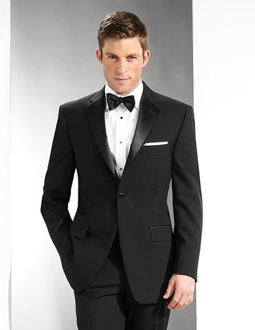 men in a black tuxedo