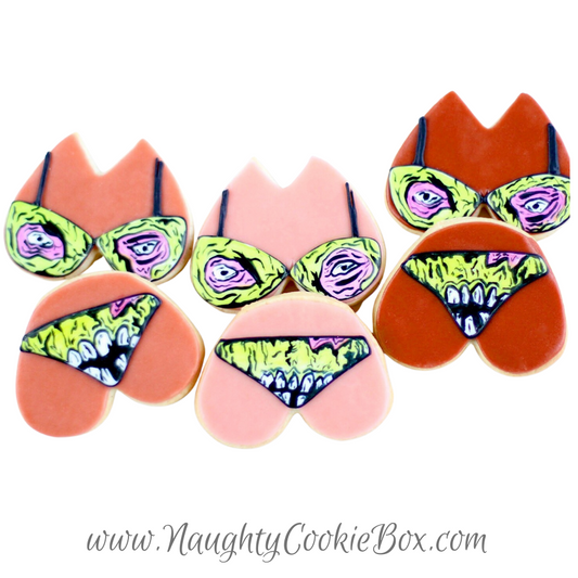 Zombie Bra Cookies – Naughty Cookie Box