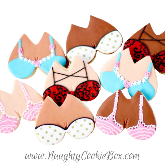 Sweet-A-ful - A new set of Boobs calls for a Celebration Boob Cookie pack  @_stasia.anaa 👙 👙 👙 #cookies #custom #custommade #personalised  #personalisedcookies #bra #boobs #boobcookies #boobies #fun #celebrate  #foodie #foodstagram #foodblogger #
