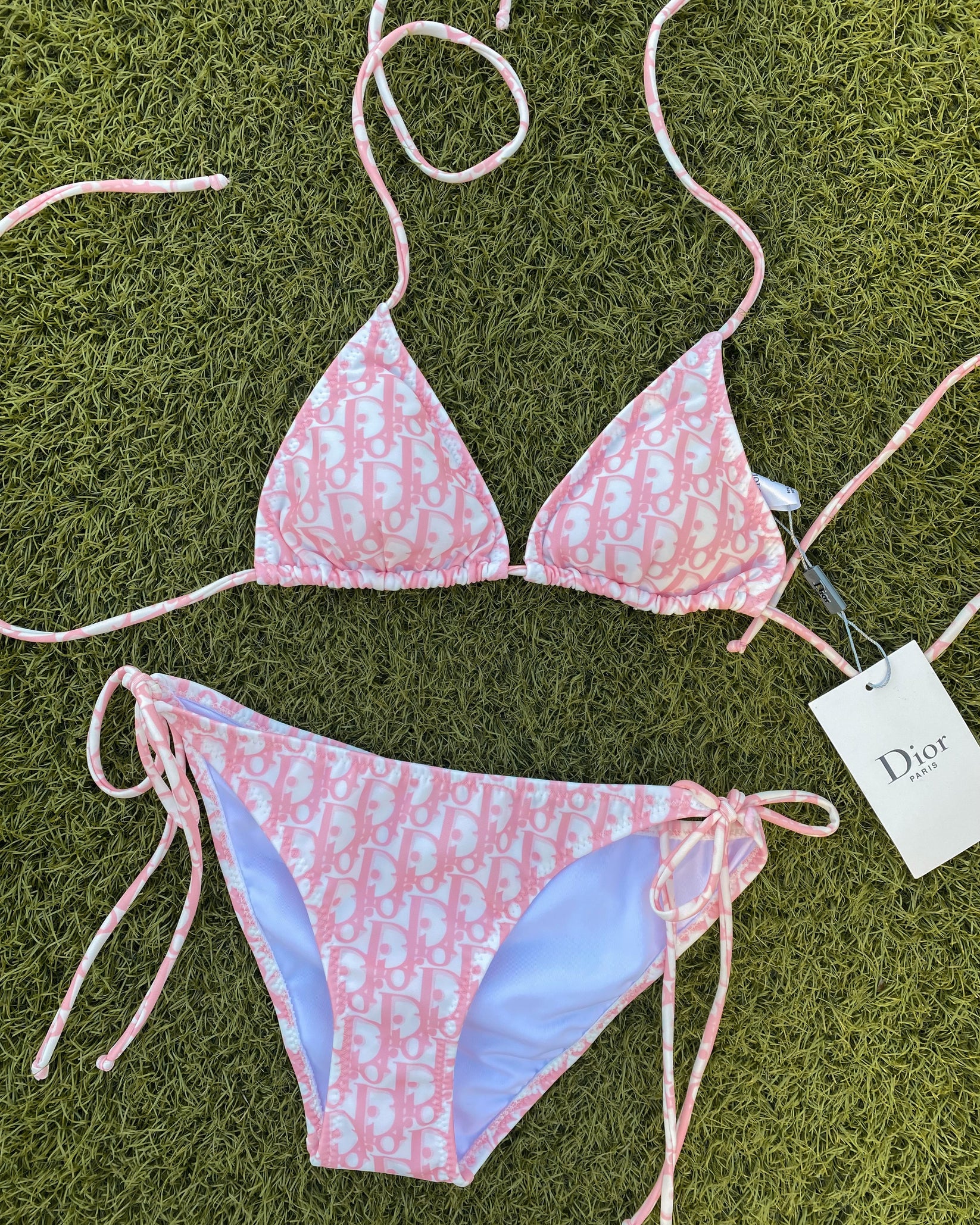 Luxe Didi Pink Bikini Set – Angelic Shop