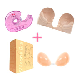 Brasier Adhesivo Silicone Bra Copa A Sticky Bra Reusable Sticky Bra Brasier  adherible Silicone Bra Copa A Nude Sticky Bra