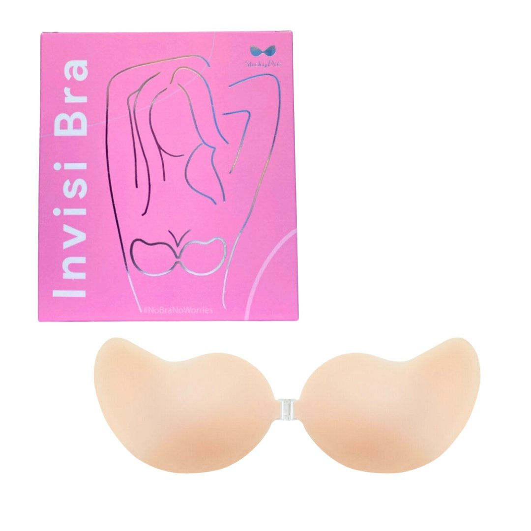 Brasier Adhesivo Silicone Bra Copa A Sticky Bra Reusable Sticky